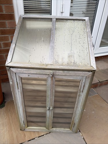 Mini wooden greenhouse used - wooden,
