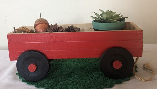5x12 red decorative - decorative, wooden