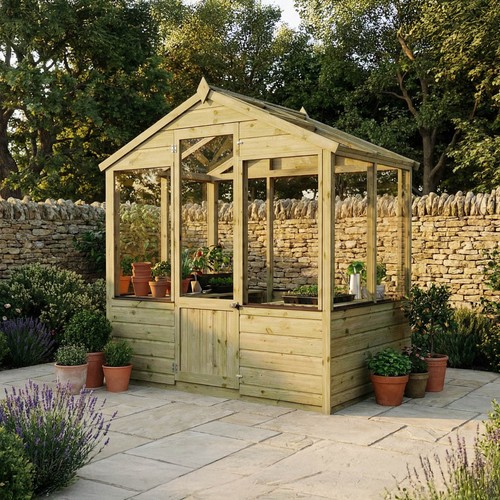 Wooden greenhouse - x, 6
