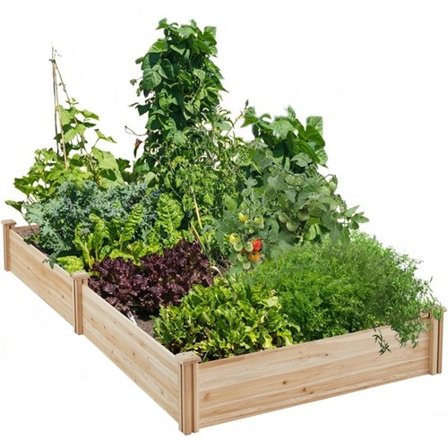 Wooden raised garden - wooden,