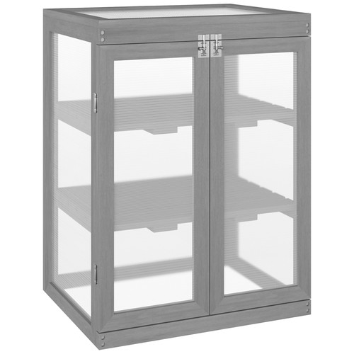Wooden mini greenhouse - wooden,