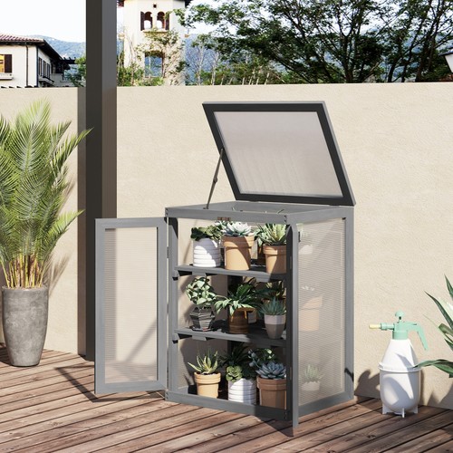 Mini wood greenhouse cold - greenhouse,