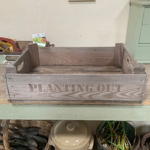 Vintage wooden gardeners - vintage,