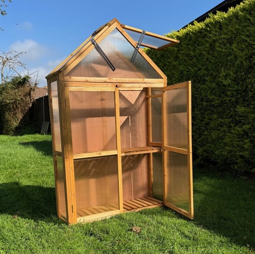 Wooden polycarbonate apex - wooden,